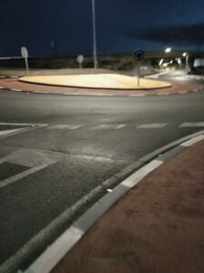 Iluminación rotonda Monforte y Monovar