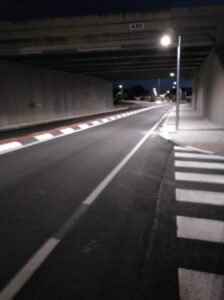 Iluminación rotonda Monforte y Monovar