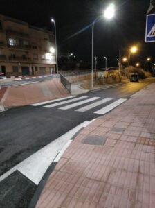 Iluminación rotonda Monforte y Monovar