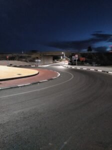 Iluminación rotonda Monforte y Monovar